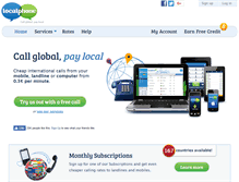 Tablet Screenshot of localphone.com