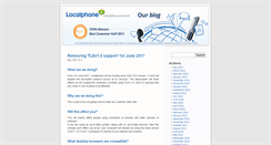 Desktop Screenshot of blog.localphone.com